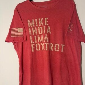 Grunt Style womens XXL "MILF" Mike India Lima Foxtrot stretchy Tee